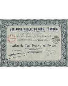 Cie Minière Du Congo Français