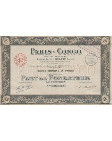 Paris-Congo Sté Anonyme 