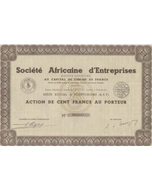 S.A. Africaine d'Entreprises