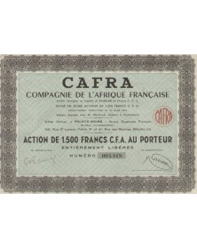 CAFRA Cie de l'Afrique Française