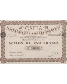CAFRA Cie de l'Afrique Française