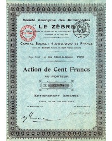 Société Anonyme des Automobiles "Le Zèbre"