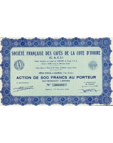 Sté Française des Cafés de la Côte d'Ivoire (C.A.C.I.)