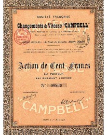 Sté Française des Changements de Vitesse ''Campbell''