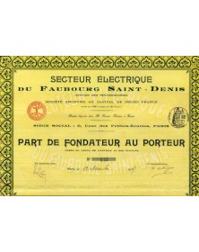 Secteur Electrique du Faubourg Saint-Denis (Station des Petites-Ecuries)