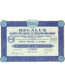 MECALUX Sté d'Eclairage et d'Electro-Mécanique