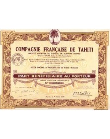 Cie Française de Tahiti