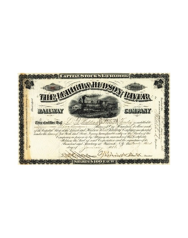 The Lehigh & Hudson River Railway Company