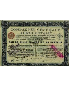 Compagnie Générale Aéropostale, Anciennement Cie Générale d'Entreprises Aéronautiques (1929)