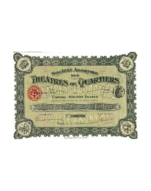 Sté des Théatres de Quartiers