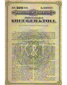 Kreuger & Toll - Participating Debenture (100 Kr)
