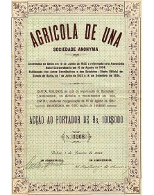 Agricola de Una S.A. Brésil Bahia