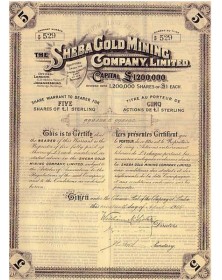 The Sheba Gold Mining Company, Ltd