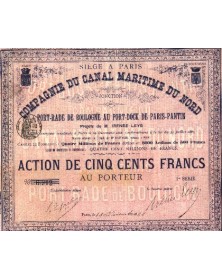 Compagnie du Canal Maritime du Nord, Jonction du Port-Rade de Boulogne au Port-Dock de Paris-Pantin