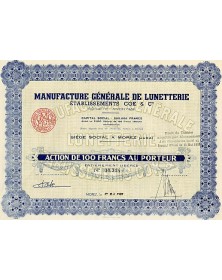 Manufacture Générale de Lunetterie - Etablissements Cok