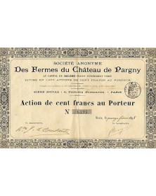S.A. des Fermes du Château de Pargny