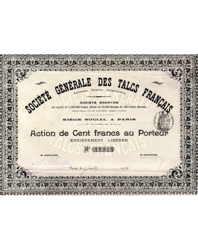 Sté Générale des Talcs Français