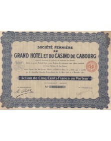Sté Fermière du Grand Hôtel et du Casino de Cabourg