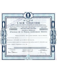 L'Air Liquide. S.A. pour l'Etude et l'Exploitation des Procédés George Claude.
