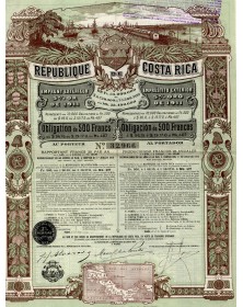 République de Costa Rica, Emprunt Extérieur Or 5%
