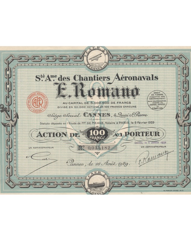 S.A. des Chantiers Aéronavals E. Romano
