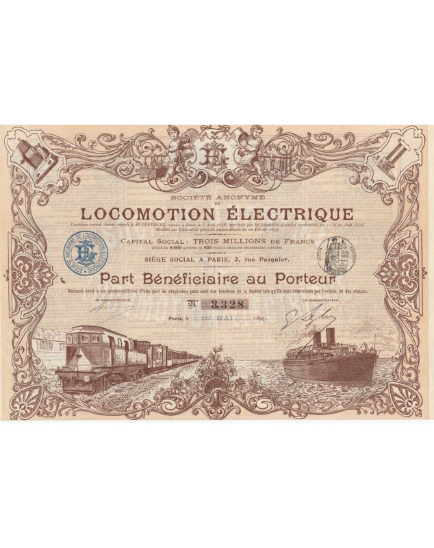 Société Anonyme de Locomotion Electrique 1899