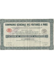 Cie Générale des Voitures Ã  Paris