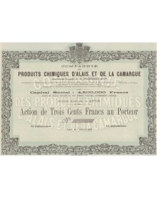 Cie des Produits Chimiques d'Alais et de la Camargue, Anc. Sté A.R. Péchiney & Cie