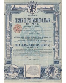 Compagnie du Chemin de Fer Métropolitain de Paris (1907)
