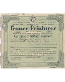 France-Peintures, Anciens Etablissements F-J Crôtte & Cie