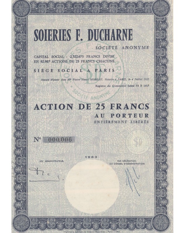Soieries F. Ducharne