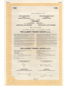 Sté Fiduciaire de la Générale de Banque "SOFIGEN" -The Albert Fisher Group