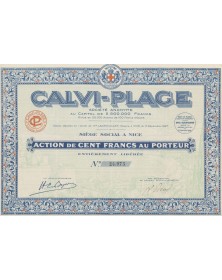 Calvi-Plage Société Anonyme
