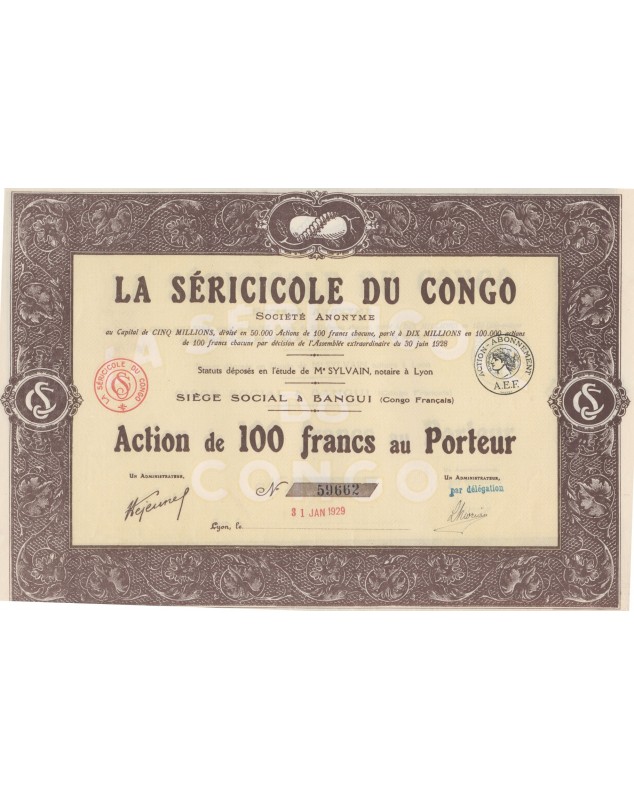 La Séricicole du Congo