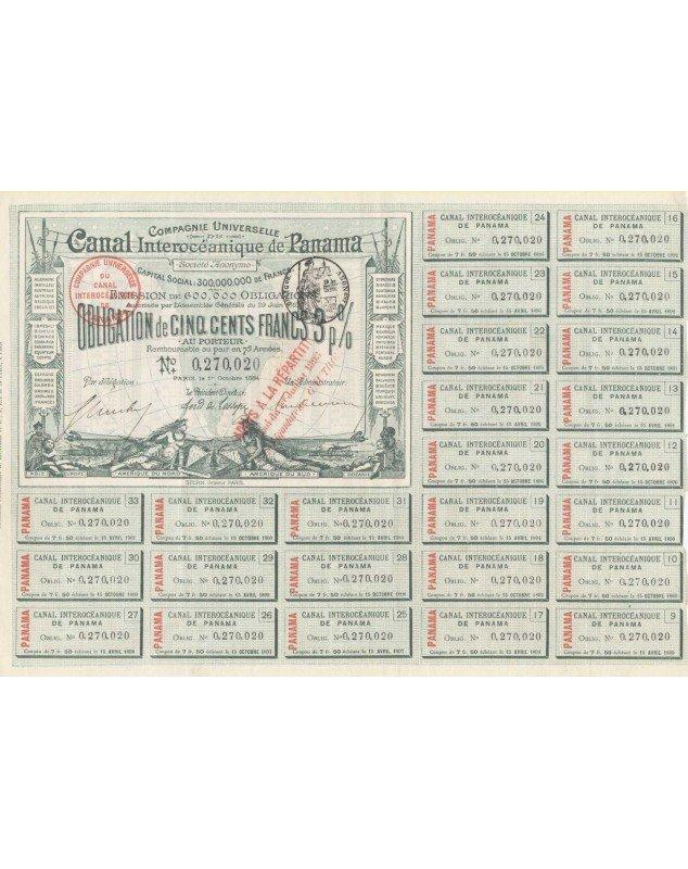 Cie Universelle du Canal Interocéanique de Panama