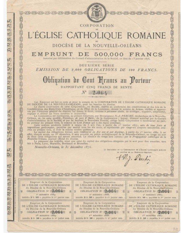 Corporation de l'Eglise Catholique Romaine du Diocèse de la Nouvelle-Orléans (Catholic Church of New Orleans)