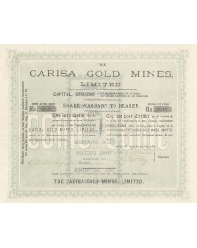 The Carisa Gold Mines,Ltd.(Utah)