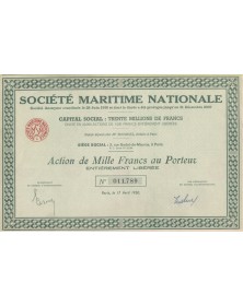 Sté Maritime Nationale