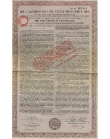 Royaume de Hongrie - Emprunt 6% 1925