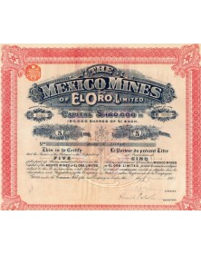 The Mexico Mines of El Oro Ltd