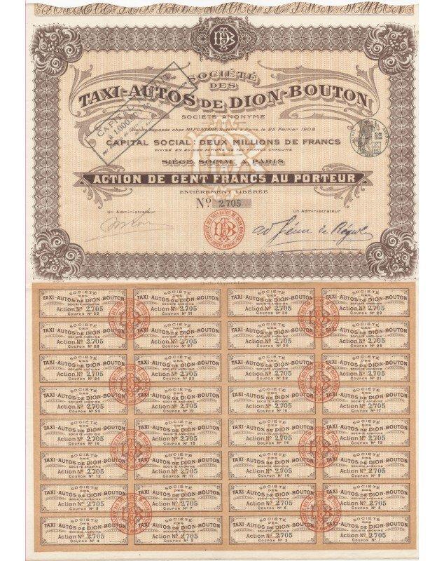 Sté des Taxi-Autos de Dion-Bouton