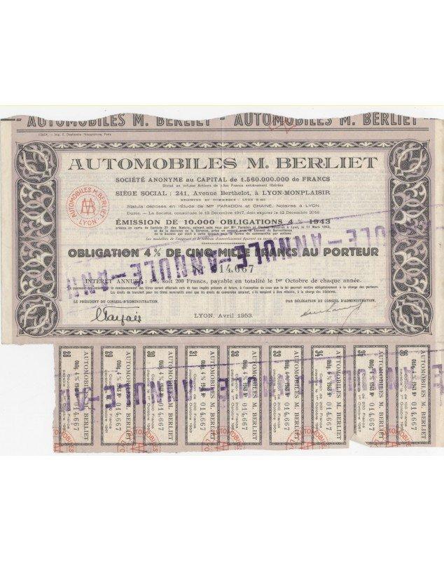 Automobiles  M. Berliet