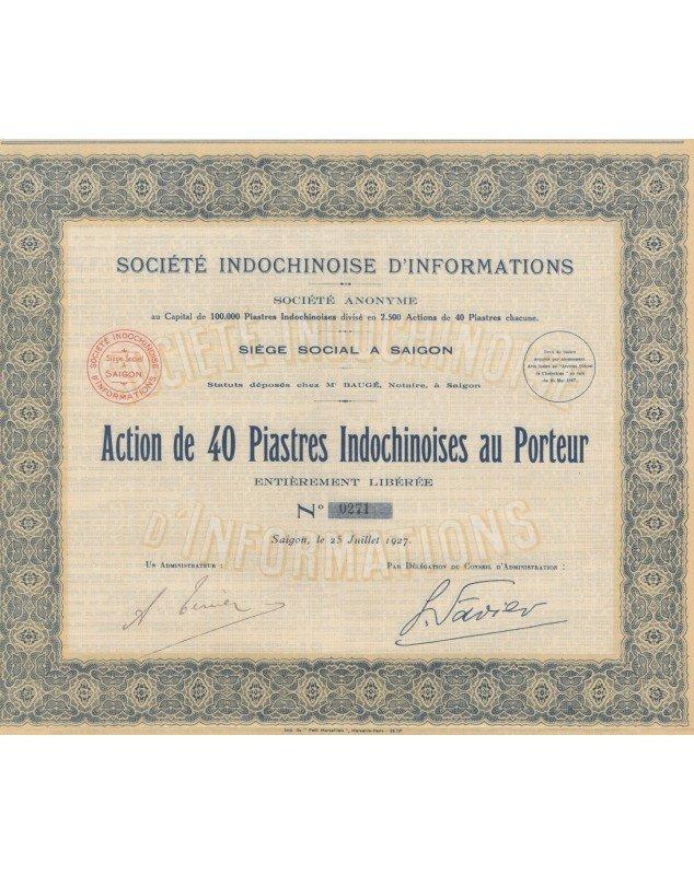 Sté Indochinoise d'Informations