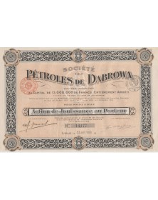 Oil Sté des Pétroles de Dabrowa
