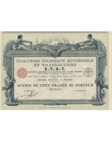 E.T.A.T Evolution Technique Automobile et Transactions
