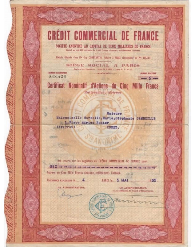 Crédit Commercial de France