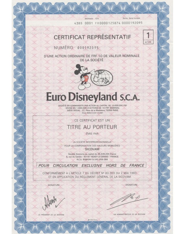 Euro Disney S.C.A.