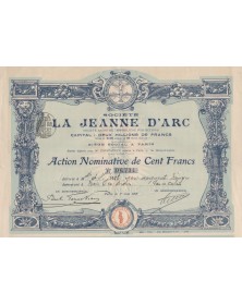 Société La Jeanne d'Arc, S.A. Immobilière