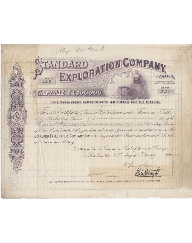 Standard Exploration Co. Ltd