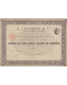 A. Levéque & Cie (Bank)